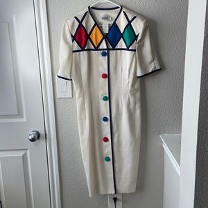 Leslie Fay Vintage dress - Size 10